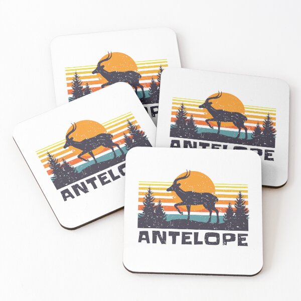 Item preview, African Antelope Retro Wildlife Lover Gift  designed and sold by The Junto Shop.