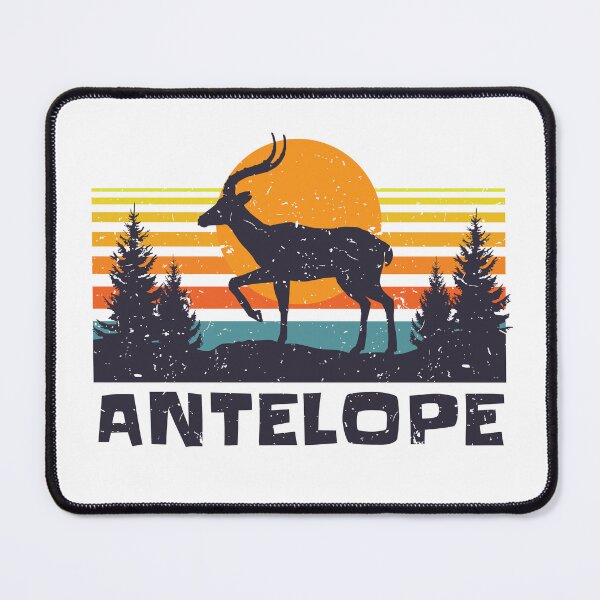 Item preview, African Antelope Retro Wildlife Lover Gift designed and sold by The Junto Shop.