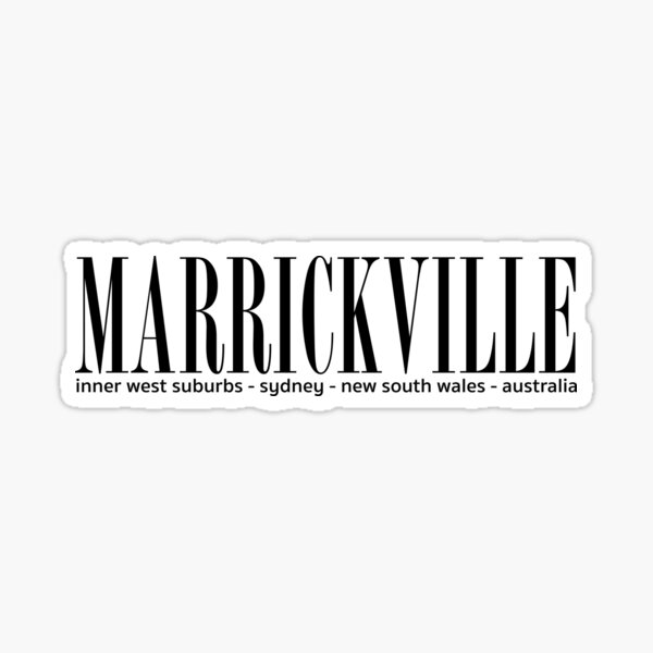 Item preview, Marrickville Address Sydney Australia designed and sold by DavidMay.