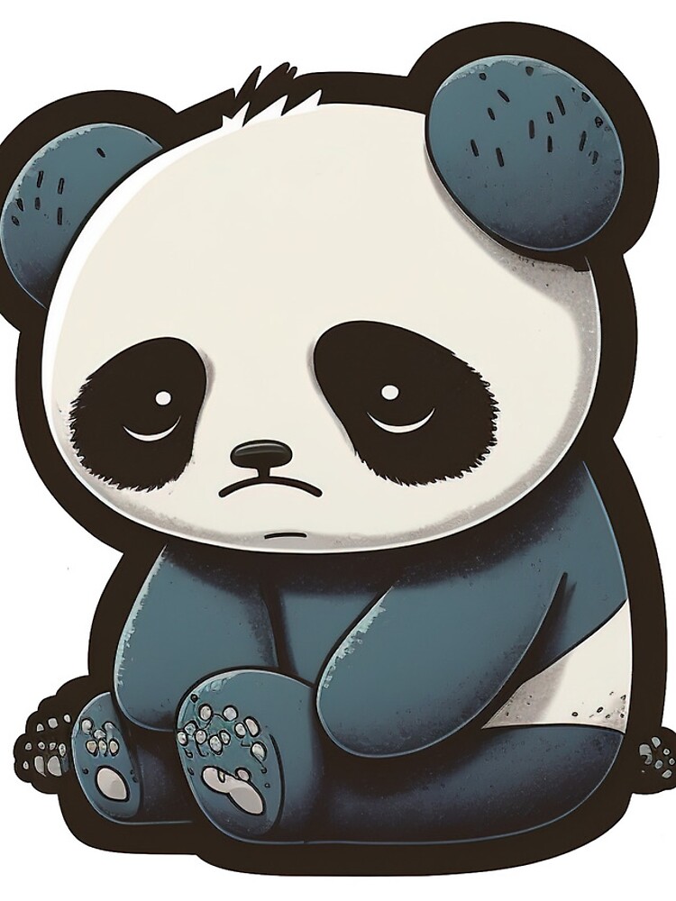 Thumbnail 4 of 4, iPhone Case, Sad Panda designed and sold by StickerSector.