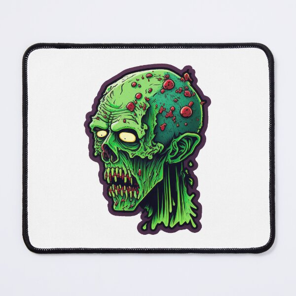 Item preview, Zombie Face designed and sold by StickerSector.