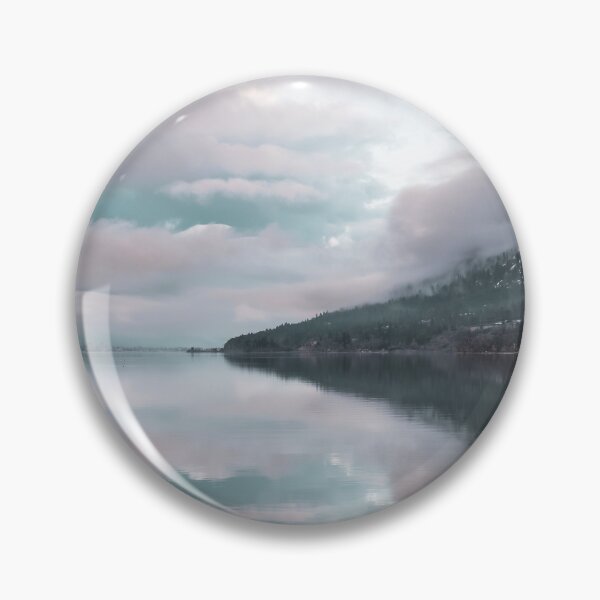 Item preview, Mist and Mountain Lake Reflections in Winter designed and sold by Amy Mitchell.