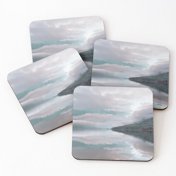 Item preview, Mist and Mountain Lake Reflections in Winter designed and sold by Amy Mitchell.