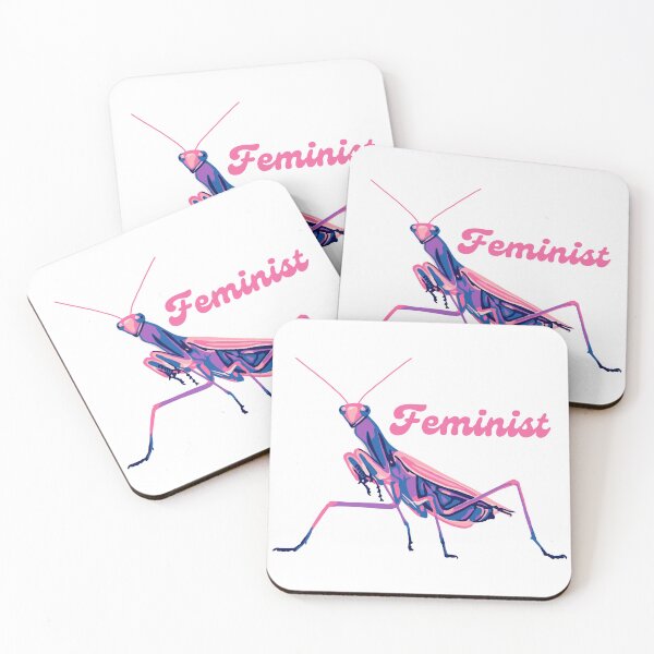 Item preview, Praying Mantis is a Feminist designed and sold by Unhinged Heather.