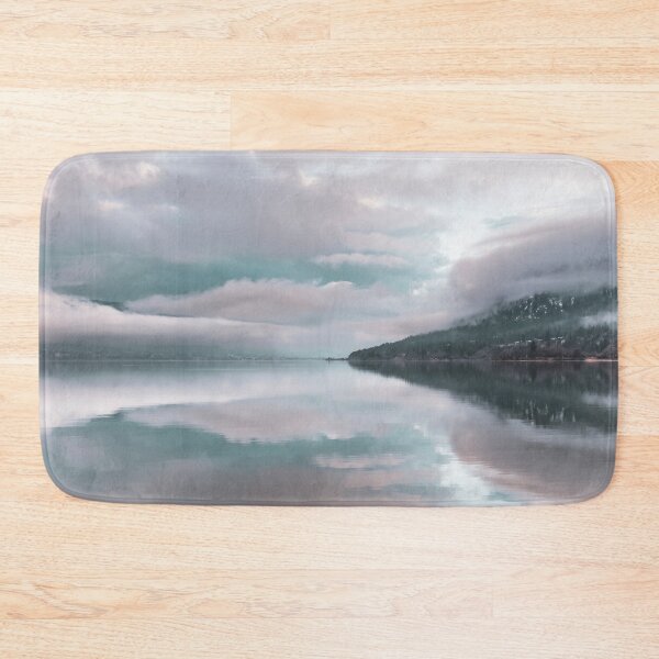 Item preview, Mist and Mountain Lake Reflections in Winter designed and sold by Amy Mitchell.
