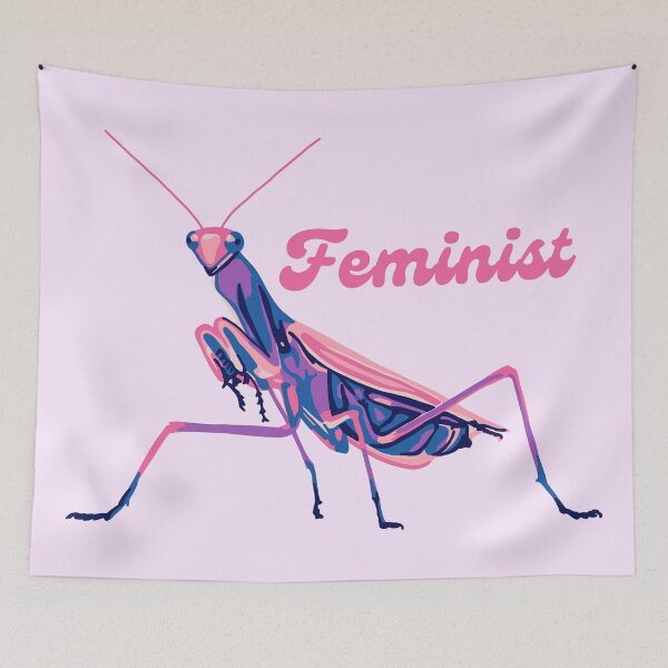 Item preview, Praying Mantis is a Feminist designed and sold by Unhinged Heather.