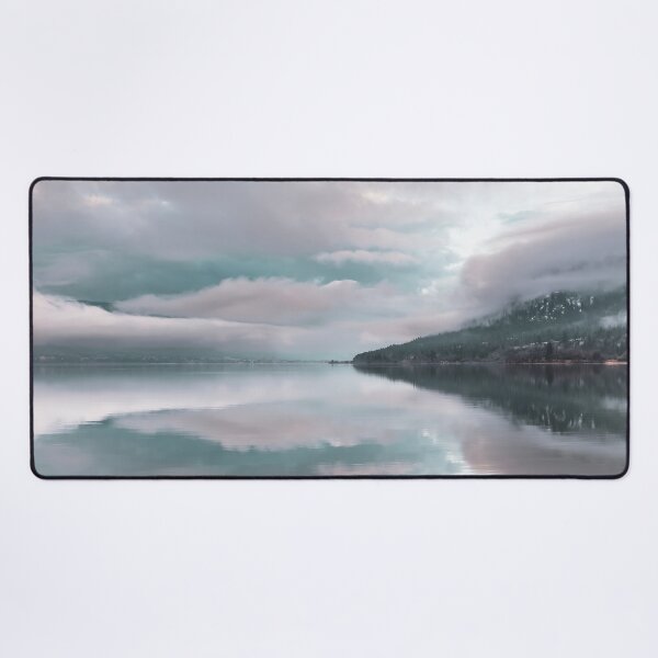 Item preview, Mist and Mountain Lake Reflections in Winter designed and sold by Amy Mitchell.