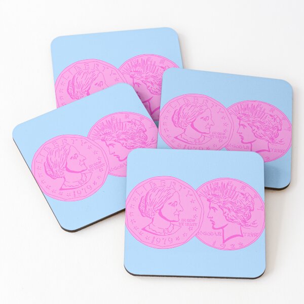 Item preview, Susan B. Anthony And Lady Liberty In Pink designed and sold by JaymieMetz.