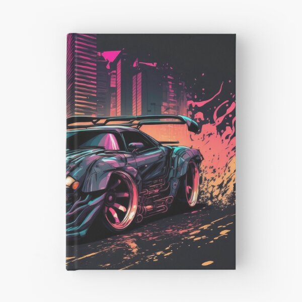 Item preview, Sports Car Burning Rubber in the Streets of New York designed and sold by ultra-cool.