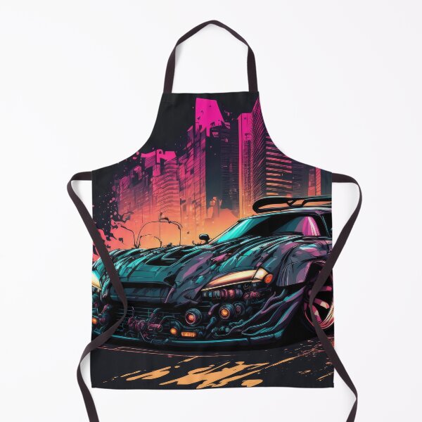 Item preview, Sports Car Burning Rubber in the Streets of New York designed and sold by ultra-cool.