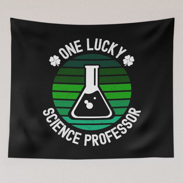 Item preview, One Lucky Science Professor - St. Patrick's Day Science Teacher, St. Patrick's Day Educator, St. Patrick's Day Biology Teacher designed and sold by jadedscientist.