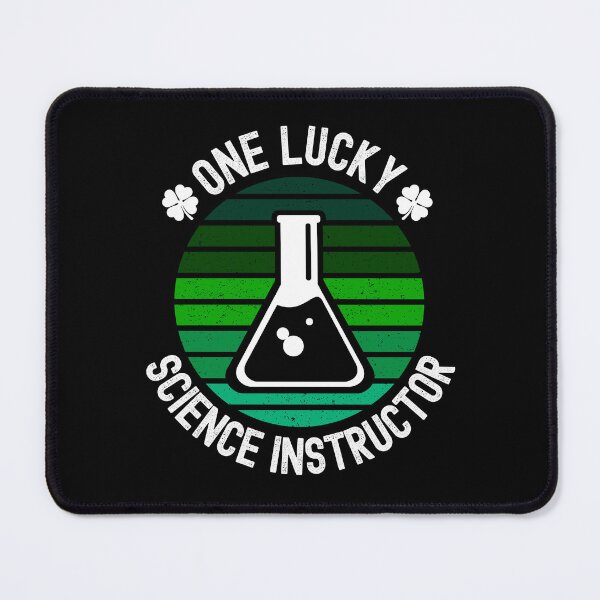 Item preview, One Lucky Science Instructor - St. Patrick's Day Science Teacher, St. Patrick's Day Educator, St. Patrick's Day Biology Teacher designed and sold by jadedscientist.