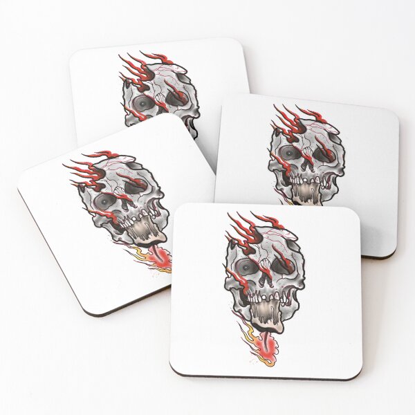 Item preview, Fiery Skull Design designed and sold by ArtByNCR.