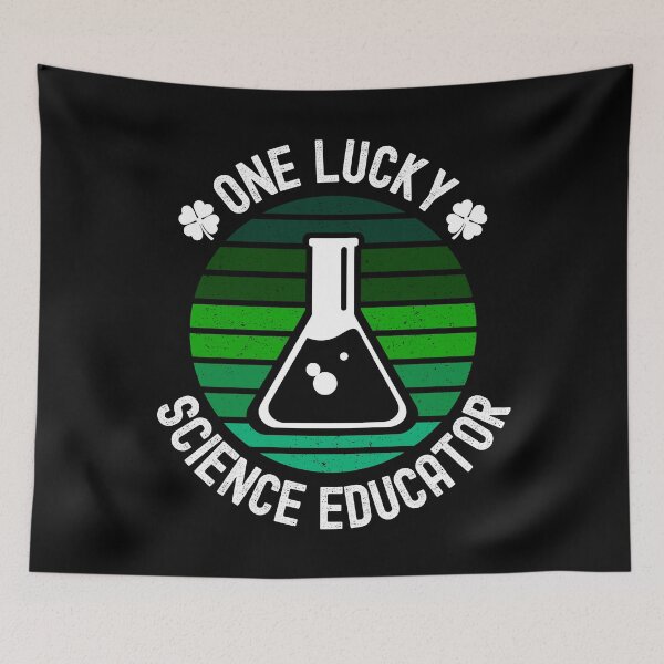 Item preview, One Lucky Science Educator - St. Patrick's Day Science Teacher, St. Patrick's Day Educator, St. Patrick's Day Biology Teacher designed and sold by jadedscientist.