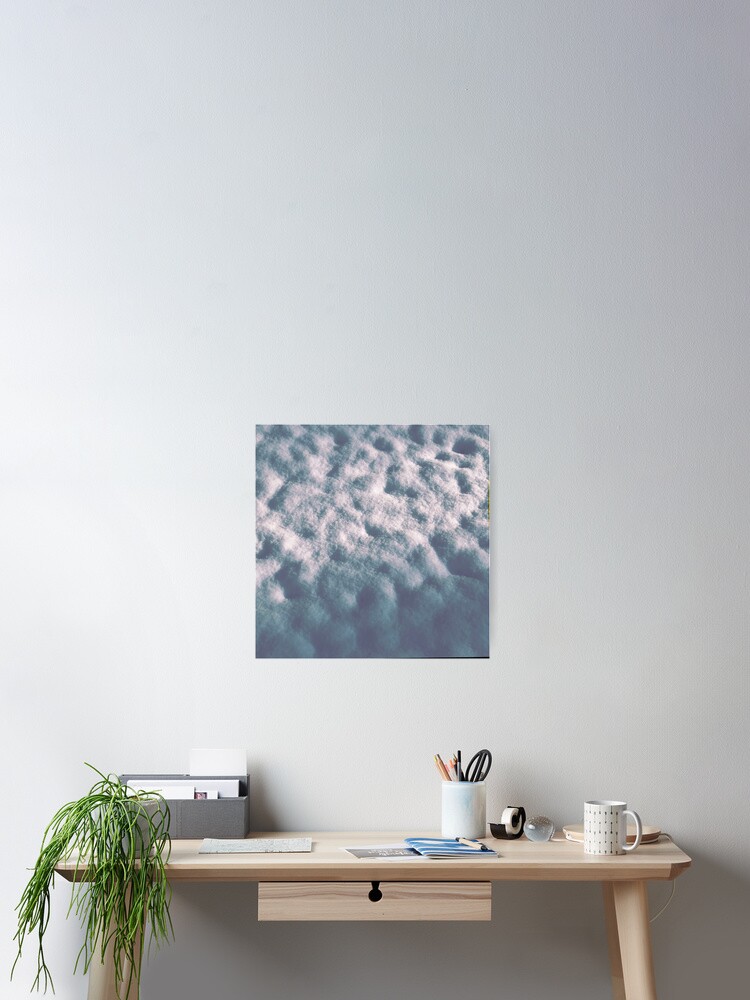 Thumbnail 2 of 3, Poster, Dappled Snow designed and sold by OneDayArt.