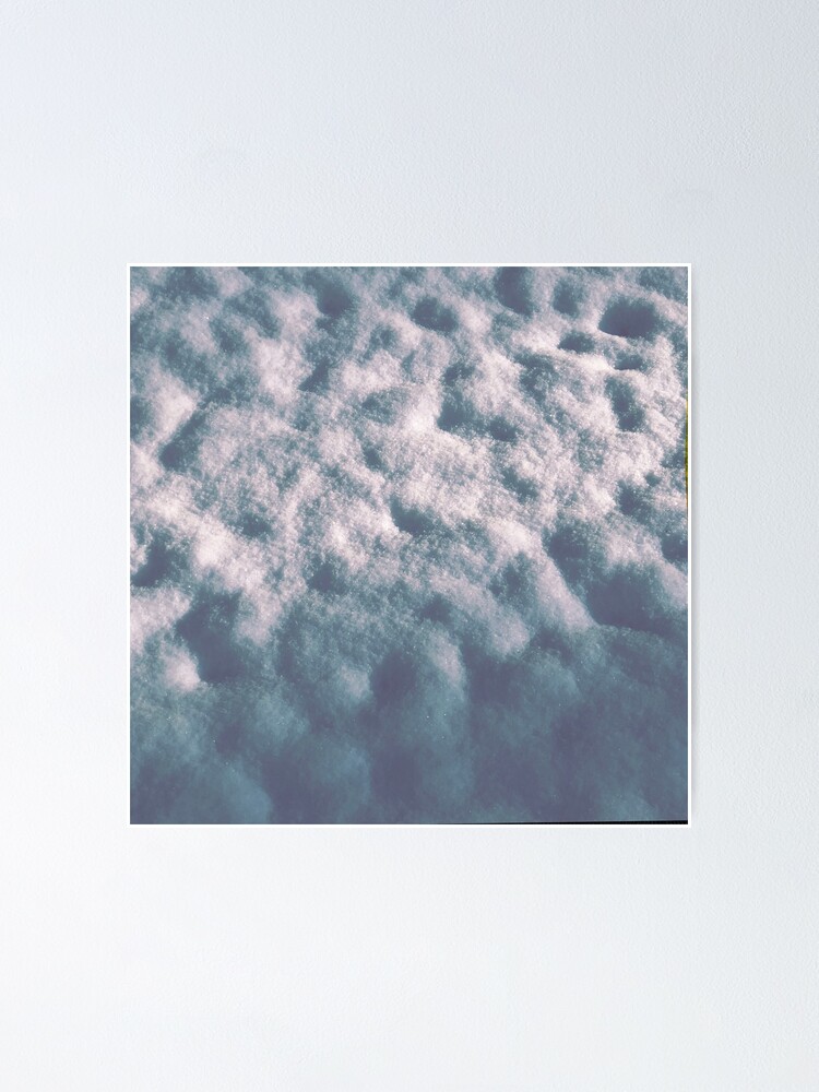 Thumbnail 1 of 3, Poster, Dappled Snow designed and sold by OneDayArt.