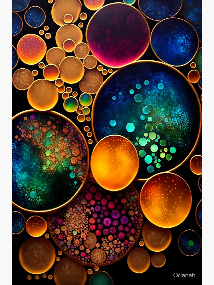 Vibrant Metallic Alcohol Ink Abstract Poster for Sale by Orianah