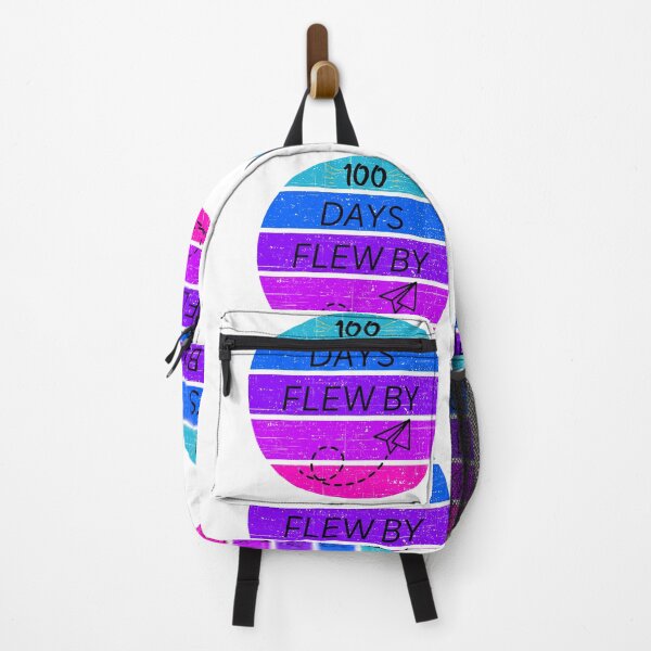 Item preview, 100 Days Flew By School Days Retro Sunset designed and sold by Drnksuzys.