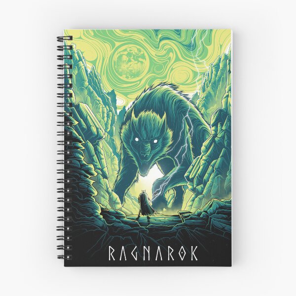 Item preview, Norse Myth - Ragnarok - Fenrir, Son of Loki Art Print designed and sold by jungelf.