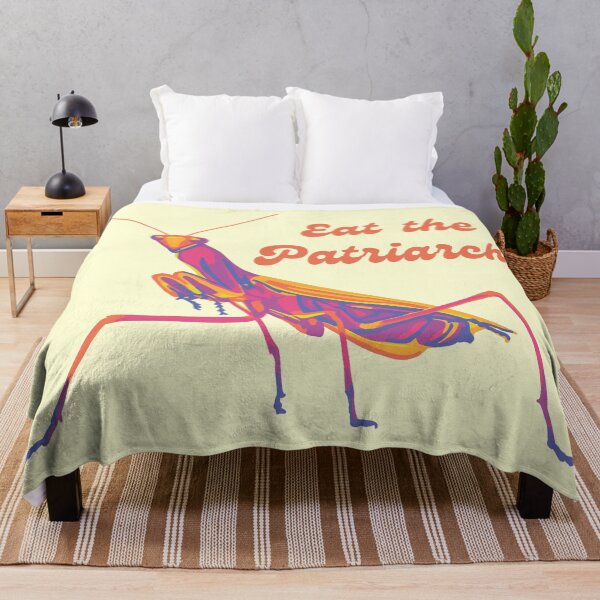 Item preview, Praying Mantis Will Eat The Patriarchy designed and sold by Unhinged Heather.