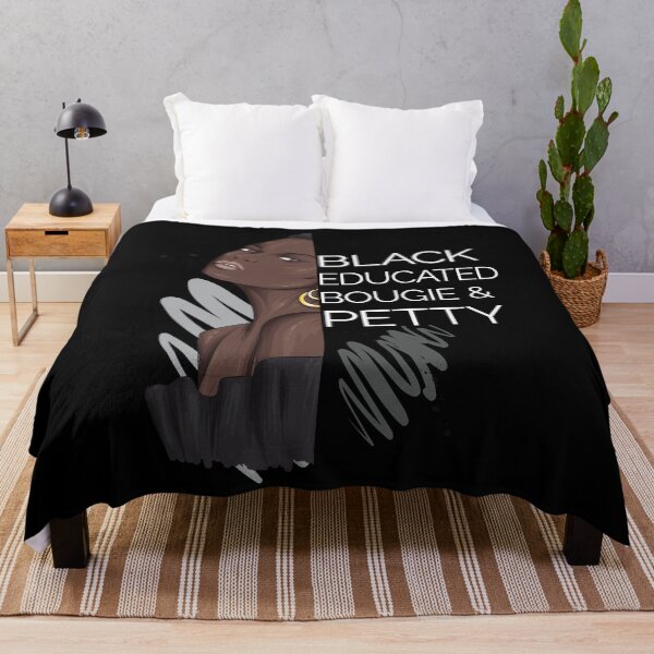 Item preview, Black Educated Bougie Petty Melanin Poppin Dripping Afro American Black Girl designed and sold by Ngan-Jasmine.