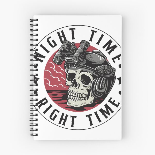 Item preview, Hora de la noche Hora correcta (Blanco) designed and sold by pacguns.