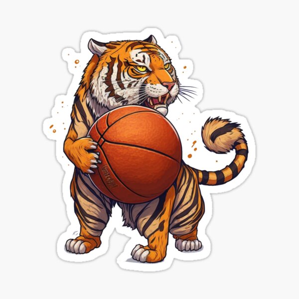 Item preview, Tiger basketballer designed and sold by Medboudouar.