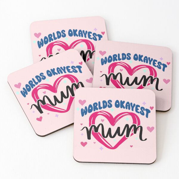Item preview, Worlds Okayest Mum designed and sold by Stacey Burt creative Designs.