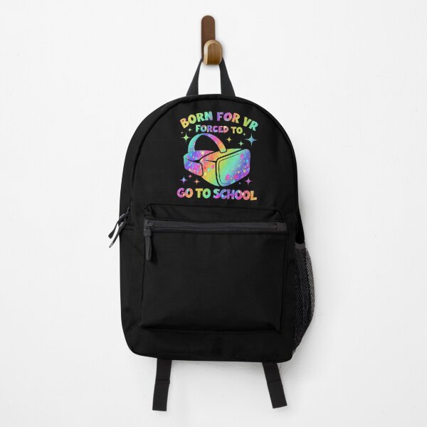 Item preview, Born For VR Forced To Go To School Unicorn Sparkle Rainbow Style Gamer Headset Cute designed and sold by DadJokeDescript.