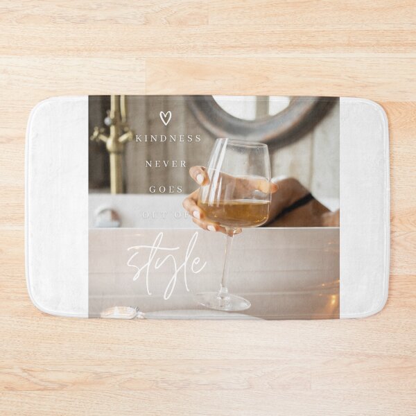 Item preview, Kindness Never Goes Out of Style - Wine Print designed and sold by Femme Pastel Collective.
