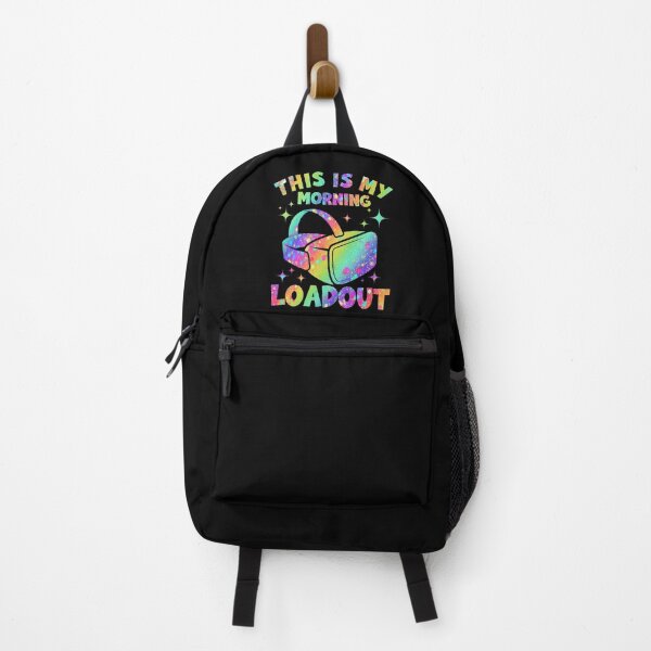 Artikelvorschau, Das ist mein Morgen-Loadout Einhorn-Design Regenbogen-Headset Mädchen VRgaming Glitzernder Geburtstag entworfen und verkauft von DadJokeDescript.
