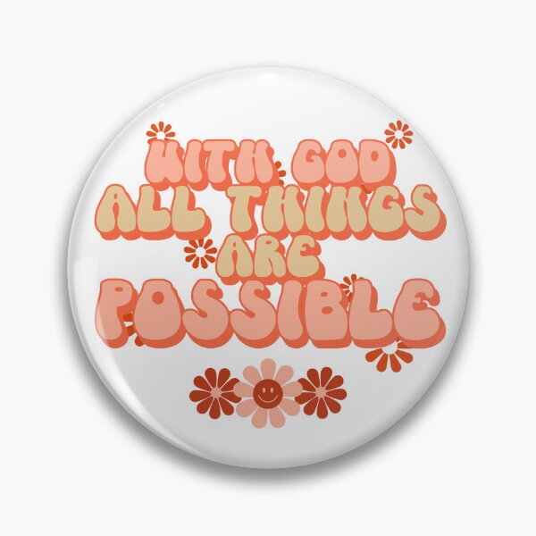Item preview, With God all things are possible designed and sold by Designsbyeliane.