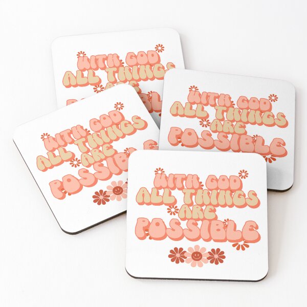 Item preview, With God all things are possible designed and sold by Designsbyeliane.