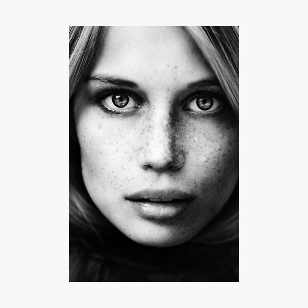 Item preview, Freckles girl portrait designed and sold by Digital  Cloud.
