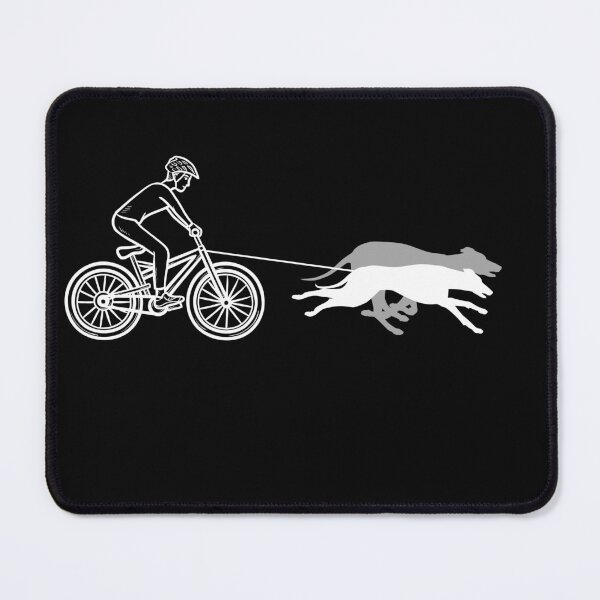 Item preview, 2 Dog Bikejoring Hounds designed and sold by DoggoWisdoms.