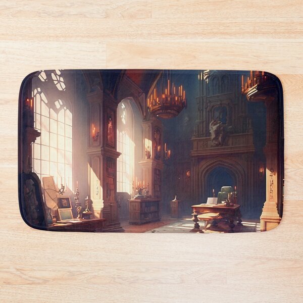 Item preview, Castle Library: A Window to the World Amidst the Books designed and sold by oanaunciuleanu.