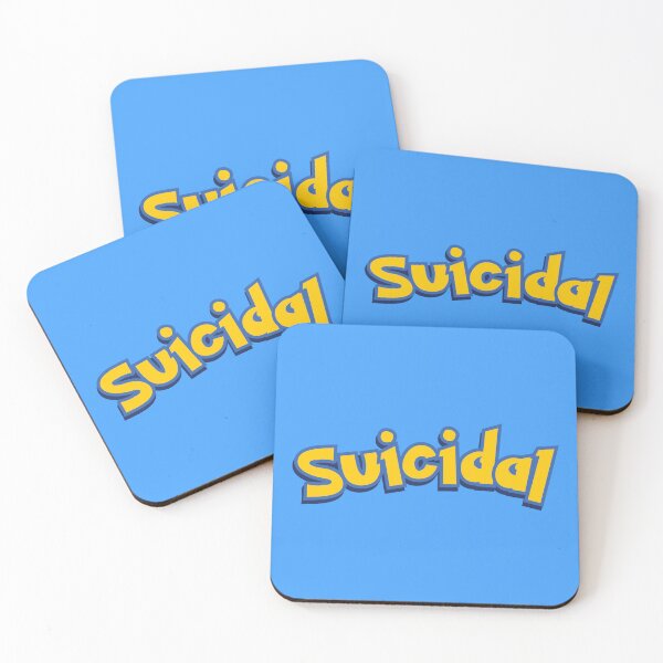 Item preview, Suicidal Yellow Logo Parody designed and sold by everything4eva.