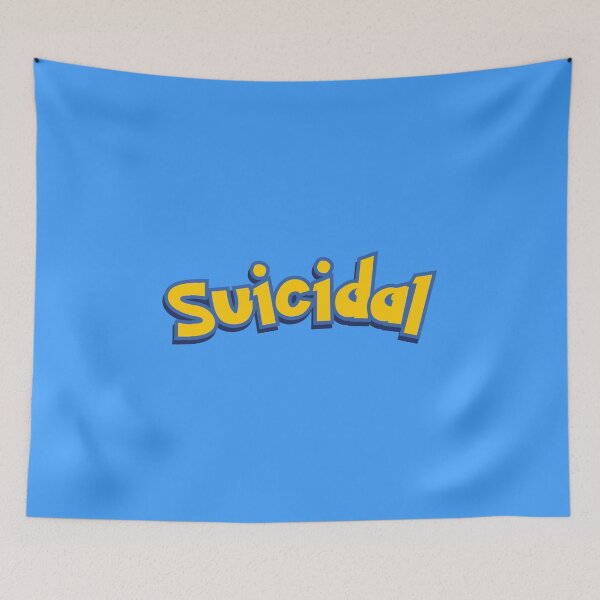 Item preview, Suicidal Yellow Logo Parody designed and sold by everything4eva.