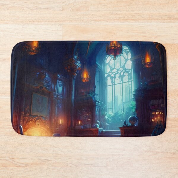 Item preview, Castle Library: A Window to the World Amidst the Books designed and sold by oanaunciuleanu.