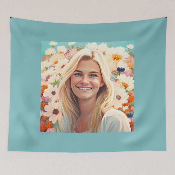 Item preview, Kehinde wiley flowers  designed and sold by FinlayHolden.