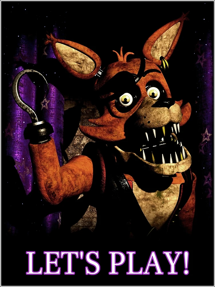 Poster for Sale avec l'œuvre « Fnaf peluche foxy! » de l'artiste