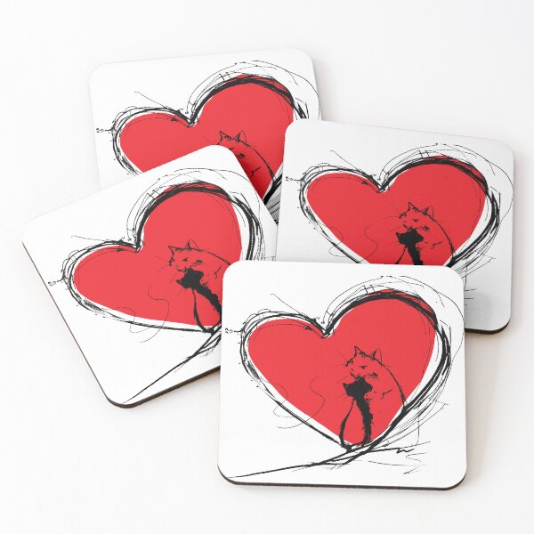 Item preview, Cats Love | Love is our language | Valentine's Day | Love Language | Romantic designed and sold by ArtPowTech.