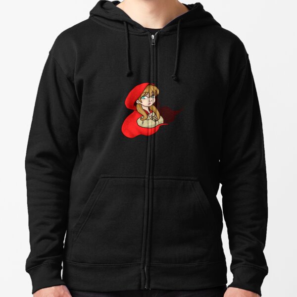 Lil Red Zipped Hoodie