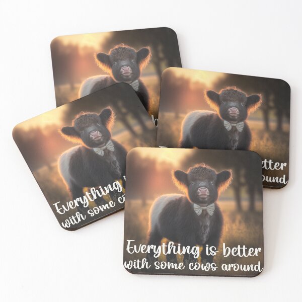 Item preview, Baby Highland Cow #2 - Everything is Better designed and sold by Smiling Collie Designs.