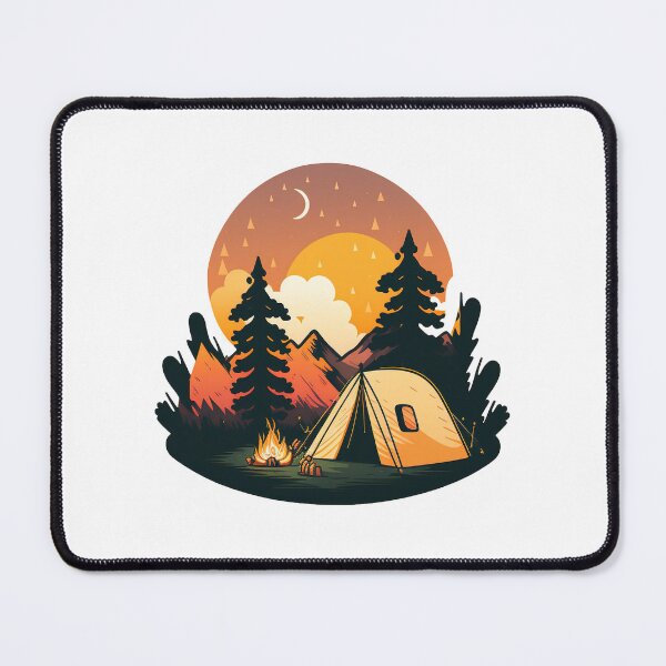 Item preview, Camping Night designed and sold by StickerSector.