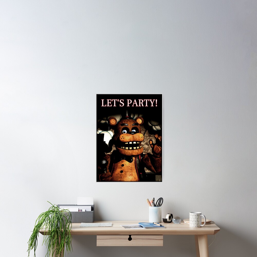 Copy of FNAF Plus Freddy Poster Spiral Notebook for Sale by inb4