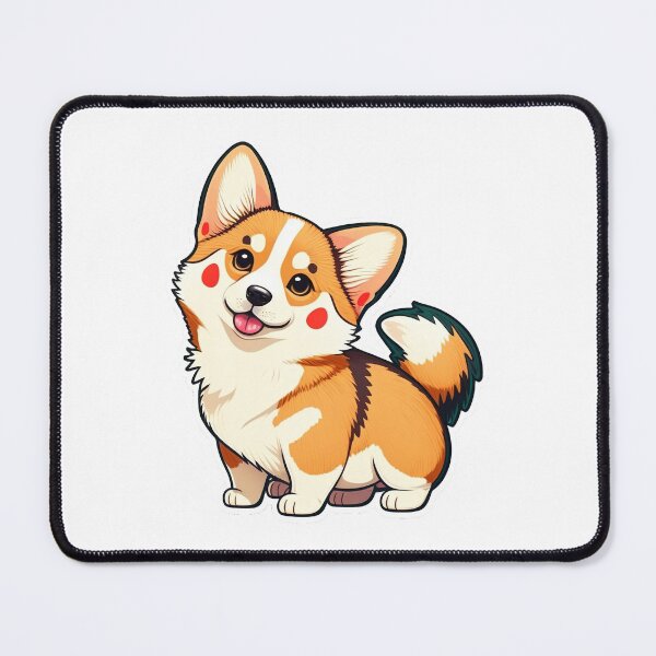 Item preview, Cute Chibi Corgi Cartoon designed and sold by StickerSector.