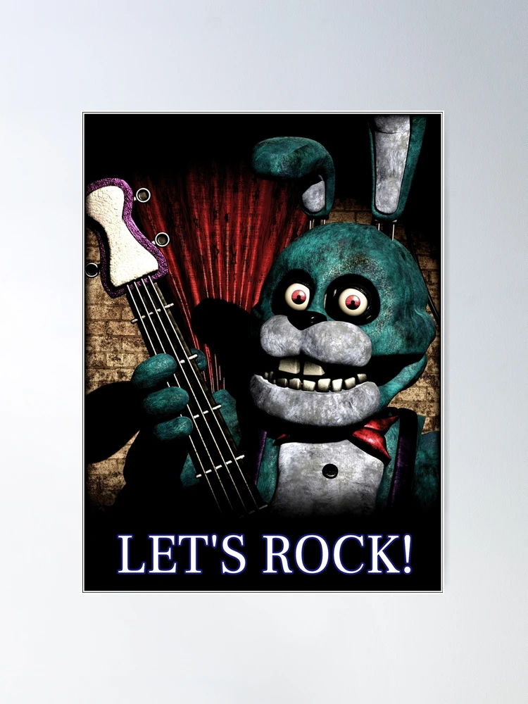 fnaf bonnie Poster for Sale by roguejacob