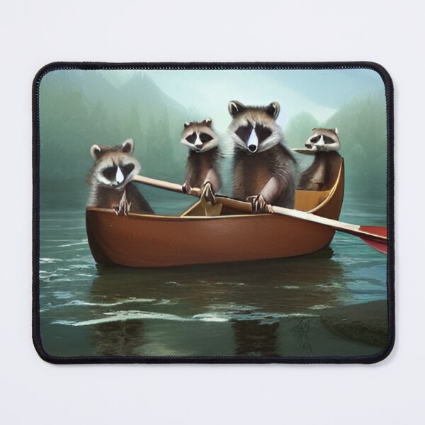Item preview, Raccoons in a Canoe designed and sold by ArtisticUploads.