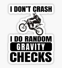 Dirt Bike Motocross T-Shirt- Gravity Just Another Law I'm Gonna Break! Sticker